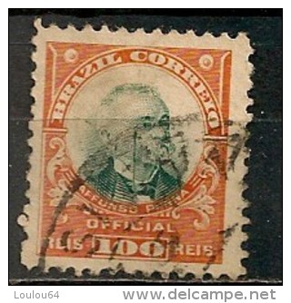 Timbres - Amérique - Brésil - 1906 - Official - 100 Reis - - Dienstmarken
