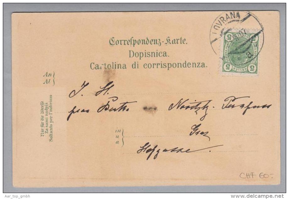 AK Kroatien Lovrana Hafen 1907-06-28 Künstlerlitho Zieher - Croatie