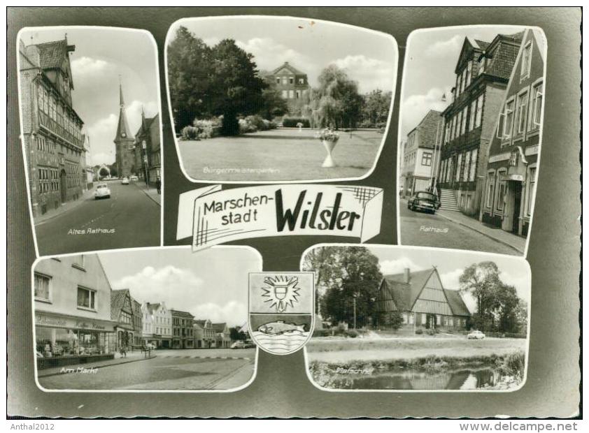 Wilster Bei Itzehoe Schleswig-Holstein MB Lebensmittel-Geschäft Bäckerei Cafe Mercedes Ponton 60er - Itzehoe