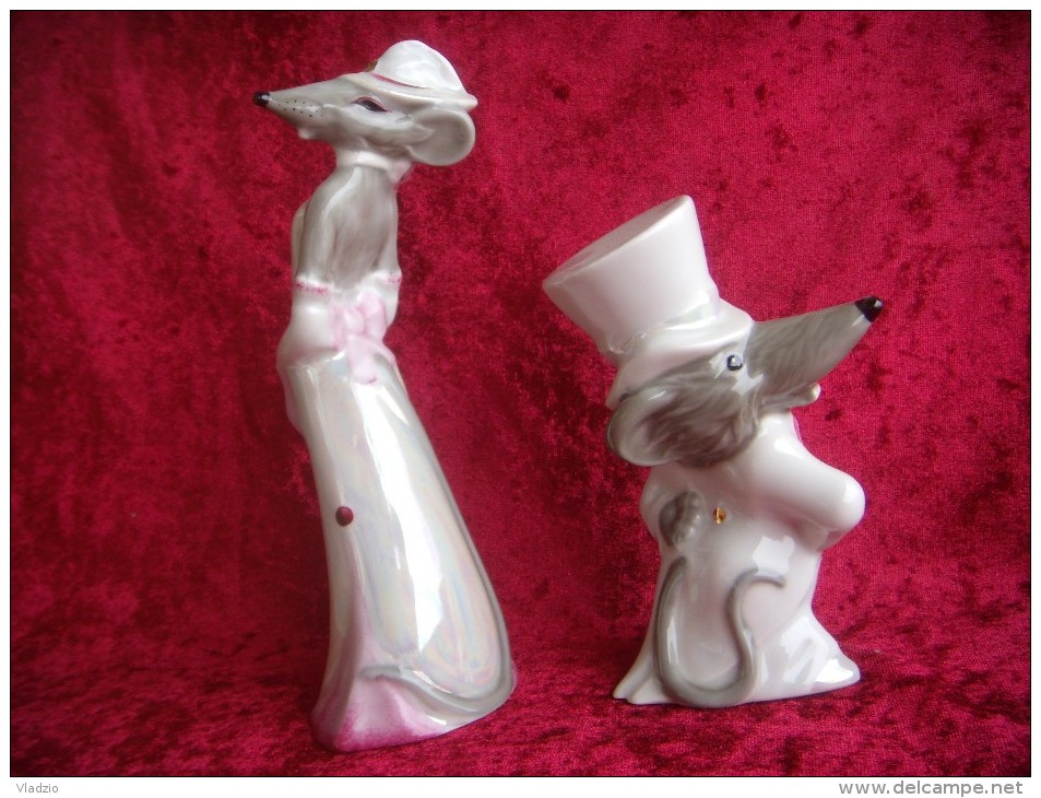 Characters. The Manners. Animals - People. Porcelain. 180 And 130 Mm. Ukraine. Korosten.  Small Circulation. The Plan - Autres & Non Classés