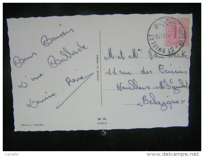 Pb N°43  / Brabant Wallon, Mont-Saint-Guibert / Souvenir De Mont-St-Guibert   / Circulé 1964  .- - Mont-Saint-Guibert