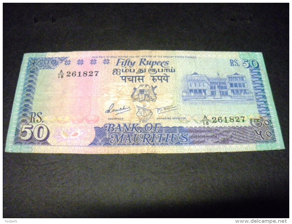 MAURICE 50 Rupees 1986, Pick N°37 B, MAURITIUS - Maurice