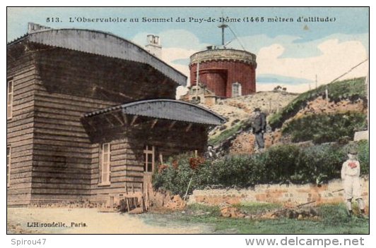 CPA L'OBSERVATOIRE AU SOMMET DU PUY DE DOME - Autres & Non Classés