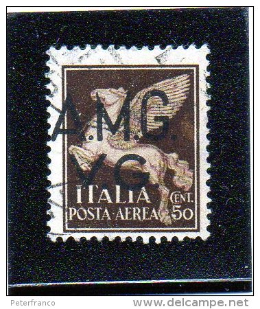 1945 - Trieste - AMG-VG - Posta Aerea - Usati