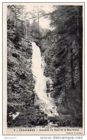 CPA GERARDMER - CASCADE DU SAUT DE LA BOURRIQUE - Gerardmer