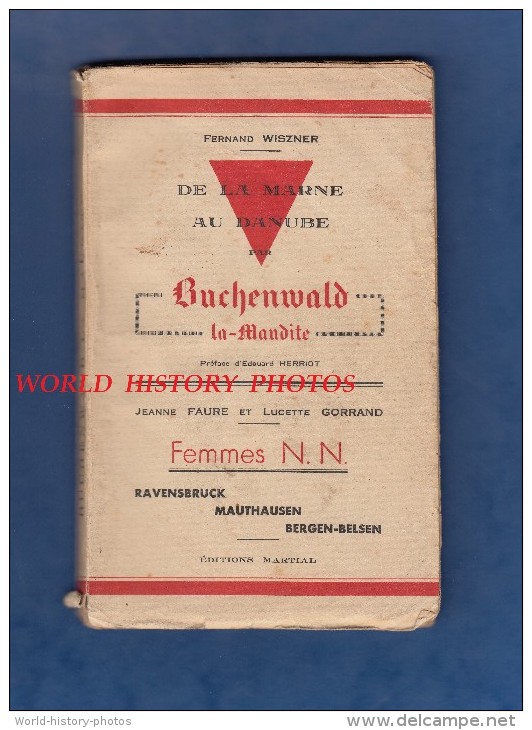 Livre Ancien De 1945 - BUCHENWALD La Maudite - Femmes N.N. Ravensbruck Mathausen - Camp Déportation Juif Chaumont - Guerre 1939-45