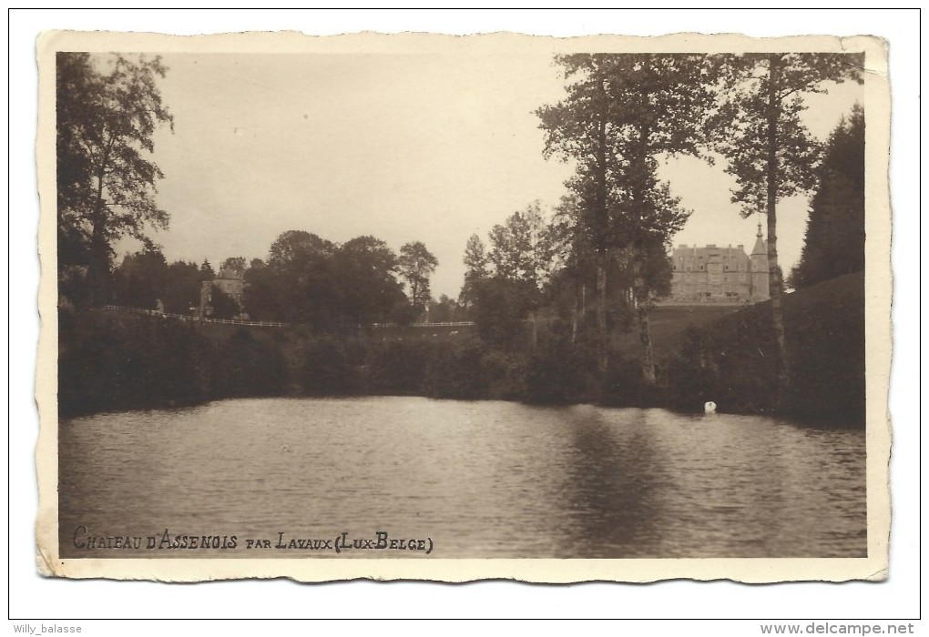 CPA - Photo Carte - Foto Kaart - Château D' ASSENOIS Par Lavaux   // - Vaux-sur-Sûre