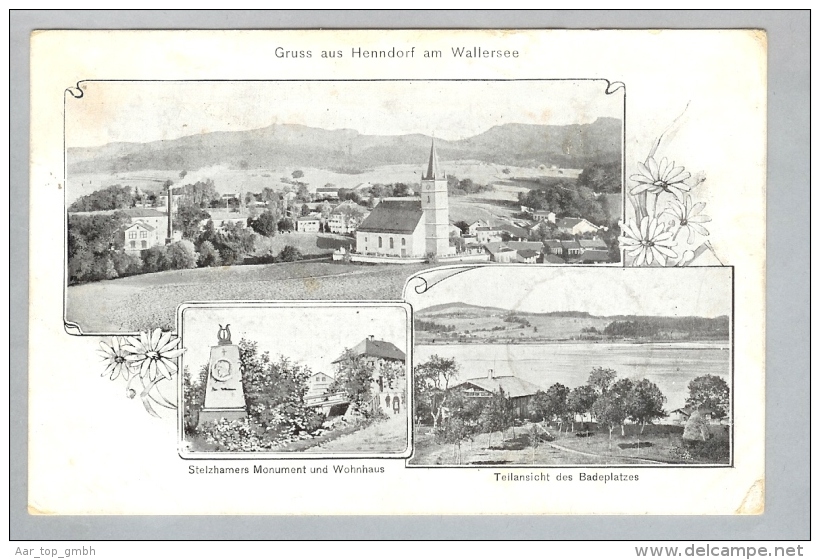 AK AT Salzb. Henndorf A.Wallersee 1907-05-06 Fotokarte - Henndorf Am Wallersee