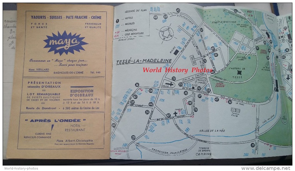 Livret De 1964 - BAGNOLES De L'ORNE / TESSE La MADELEINE - Guide De La Station , Magasin , Horaires De Train , Publicité - Normandie