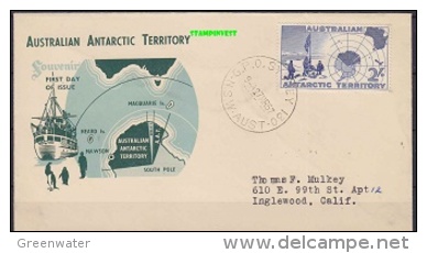 AAT 1957 GPO Sydney FDC Ca 27 Mr 57 (21117) - FDC