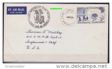 AAT 1958 Davis  FDC Ca 6 Fe 58 (21119) - FDC