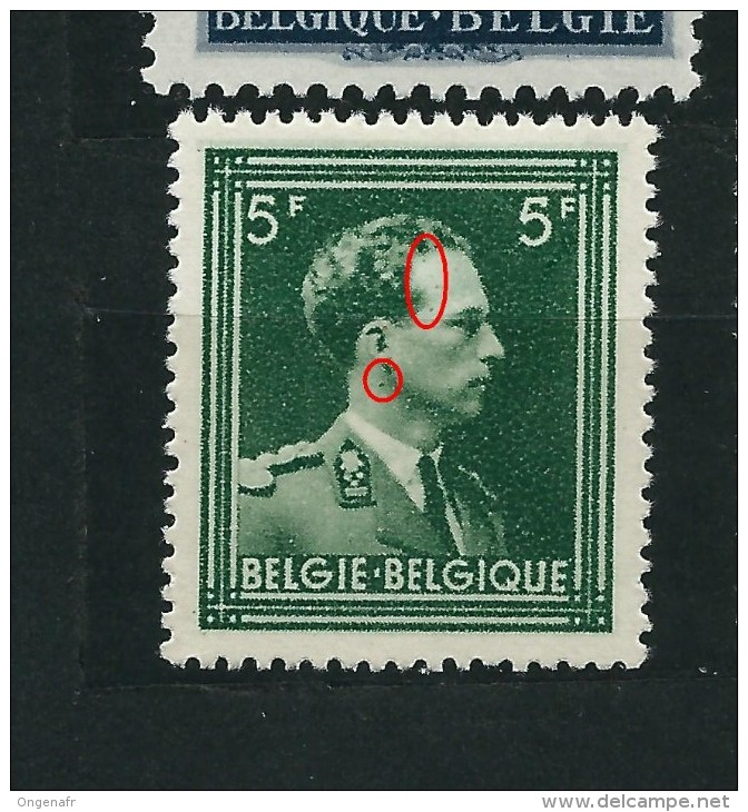 N° 646  Léopold III  Avec Charnière (x)   Beaucoup De Points !!!                         (catalogue Varibel) - Non Classés