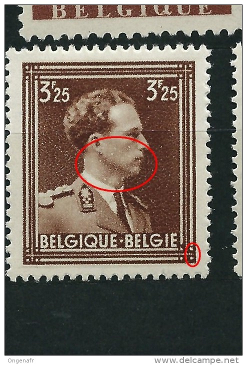 N° 645  Léopold III  Avec Charnière (x)   Beaucoup De Points !!!                         (catalogue Varibel) - Non Classés