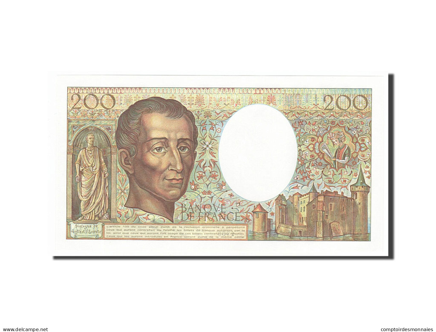 Billet, France, 200 Francs, 200 F 1981-1994 ''Montesquieu'', 1982, NEUF - 200 F 1981-1994 ''Montesquieu''