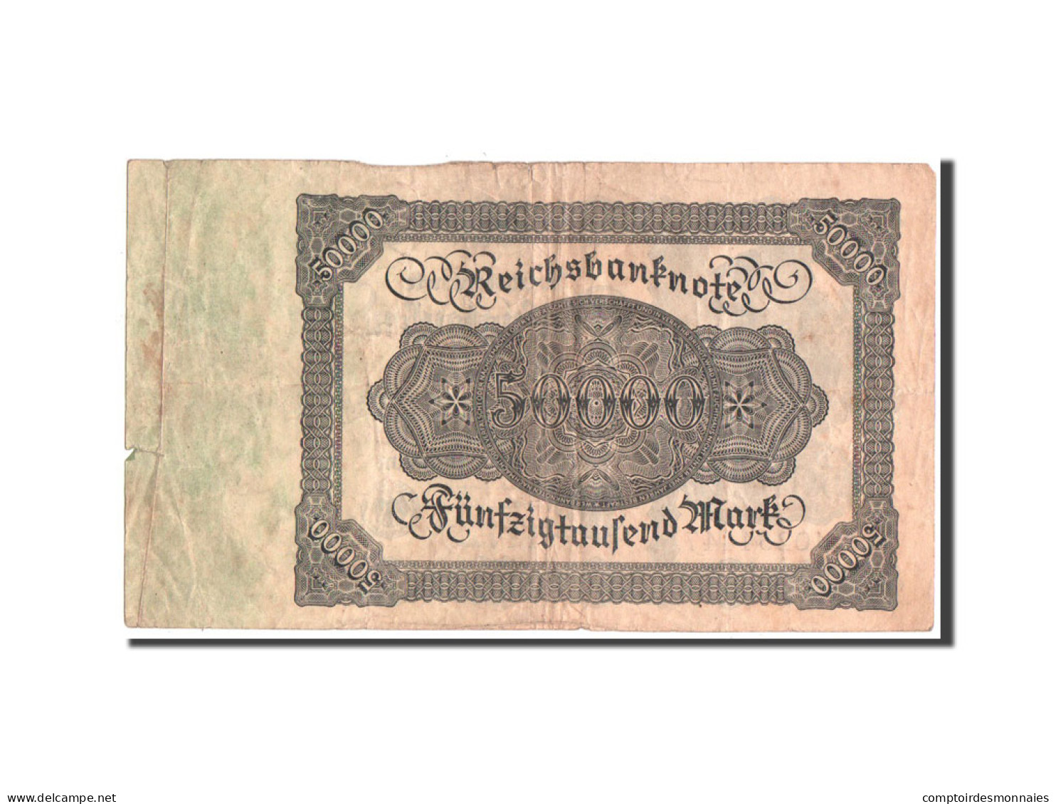 Billet, Allemagne, 50,000 Mark, 1922, TB - 50000 Mark