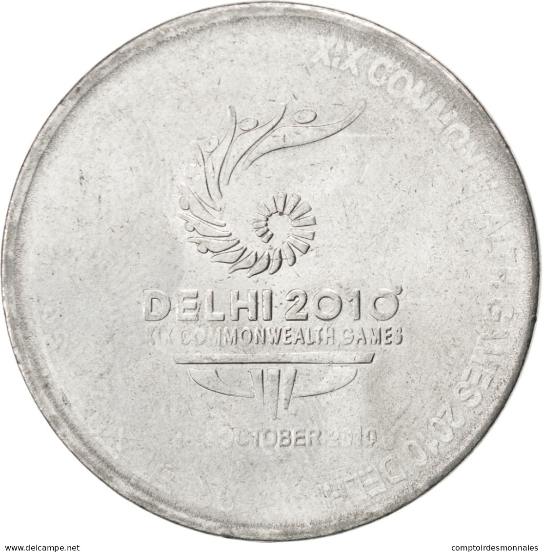 Monnaie, INDIA-REPUBLIC, 2 Rupees, 2010, SPL, Stainless Steel, KM:401 - Inde