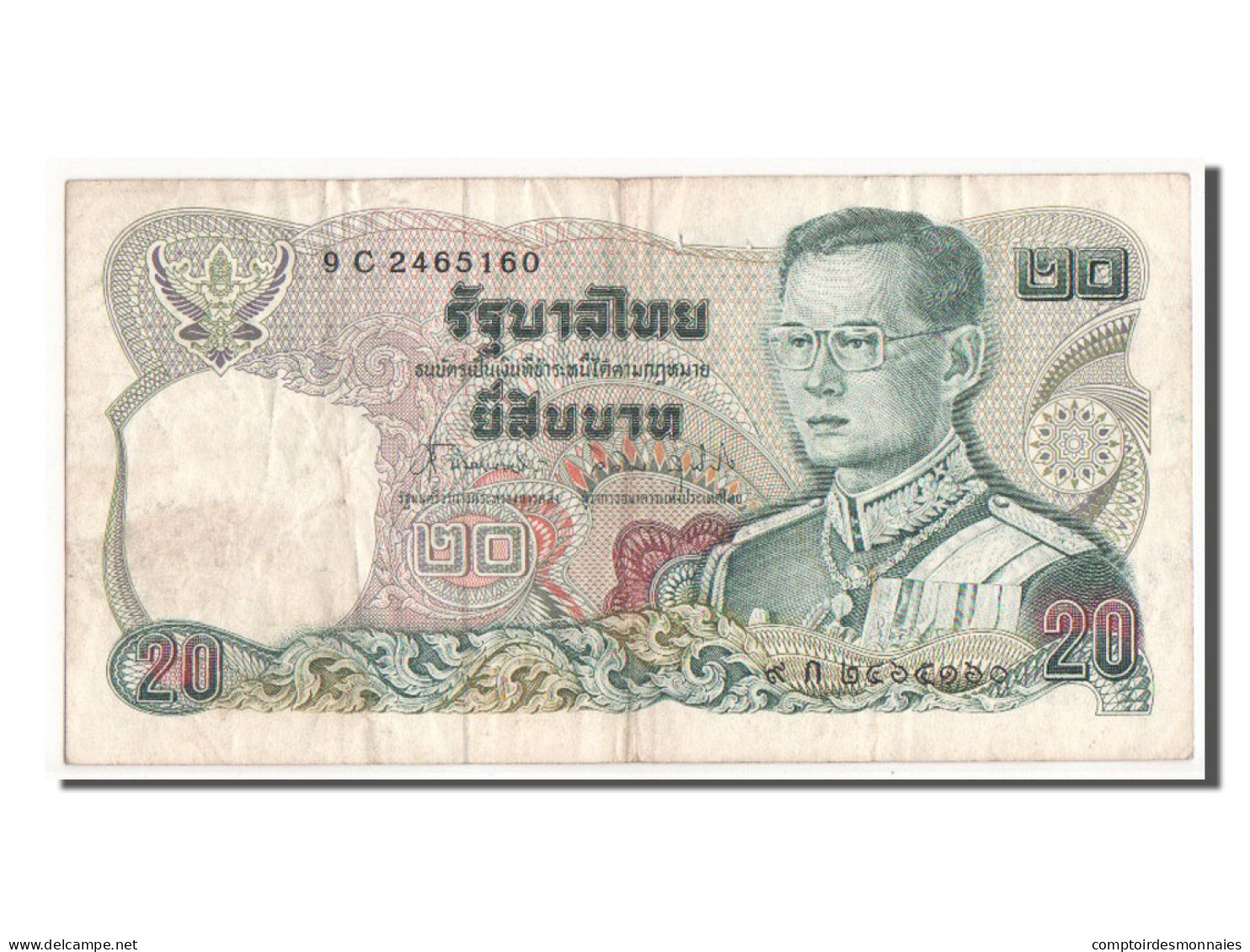 Billet, Thaïlande, 20 Baht, 1981, TB - Tailandia