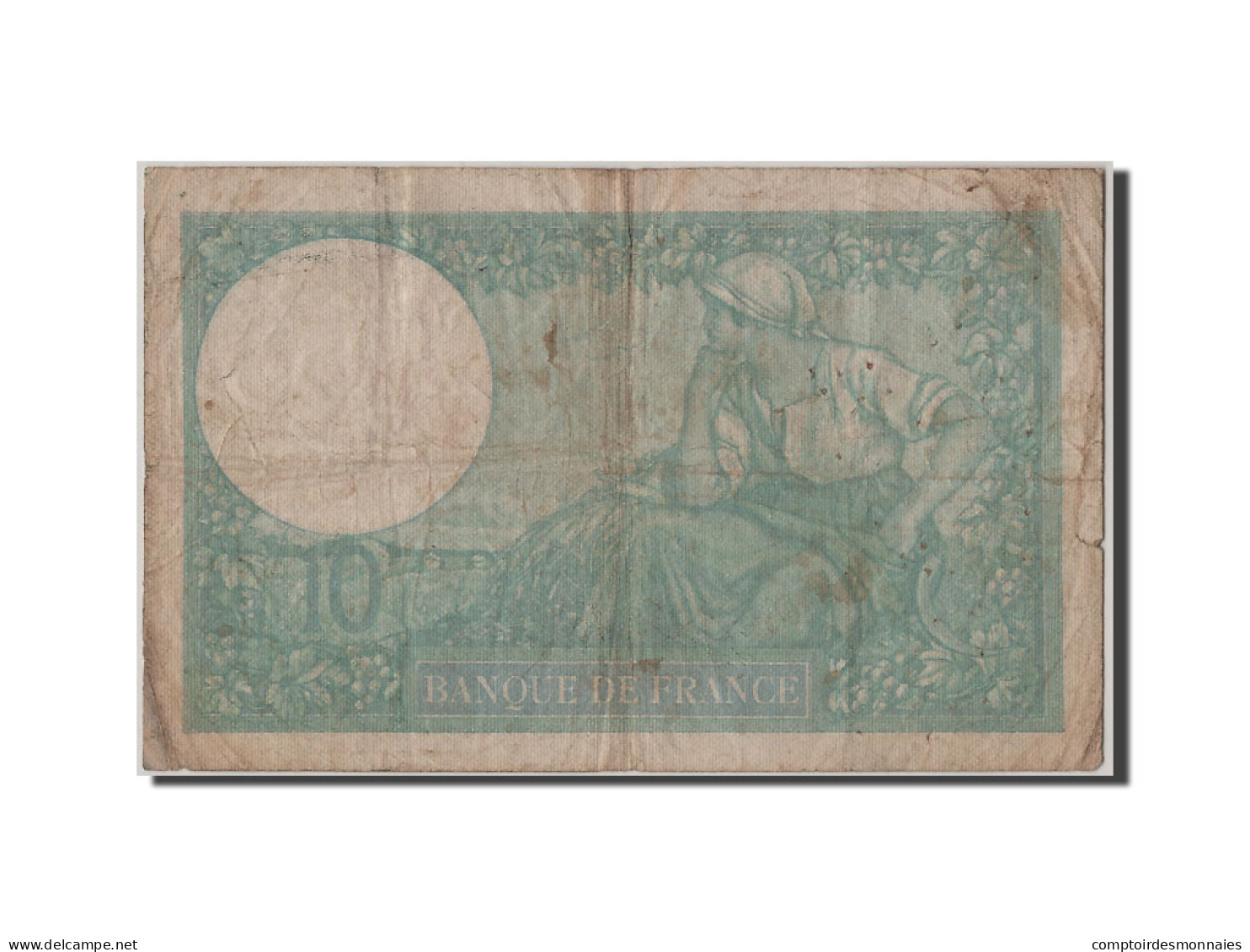 Billet, France, 10 Francs, 10 F 1916-1942 ''Minerve'', 1940, 1940-11-07, B+ - 10 F 1916-1942 ''Minerve''