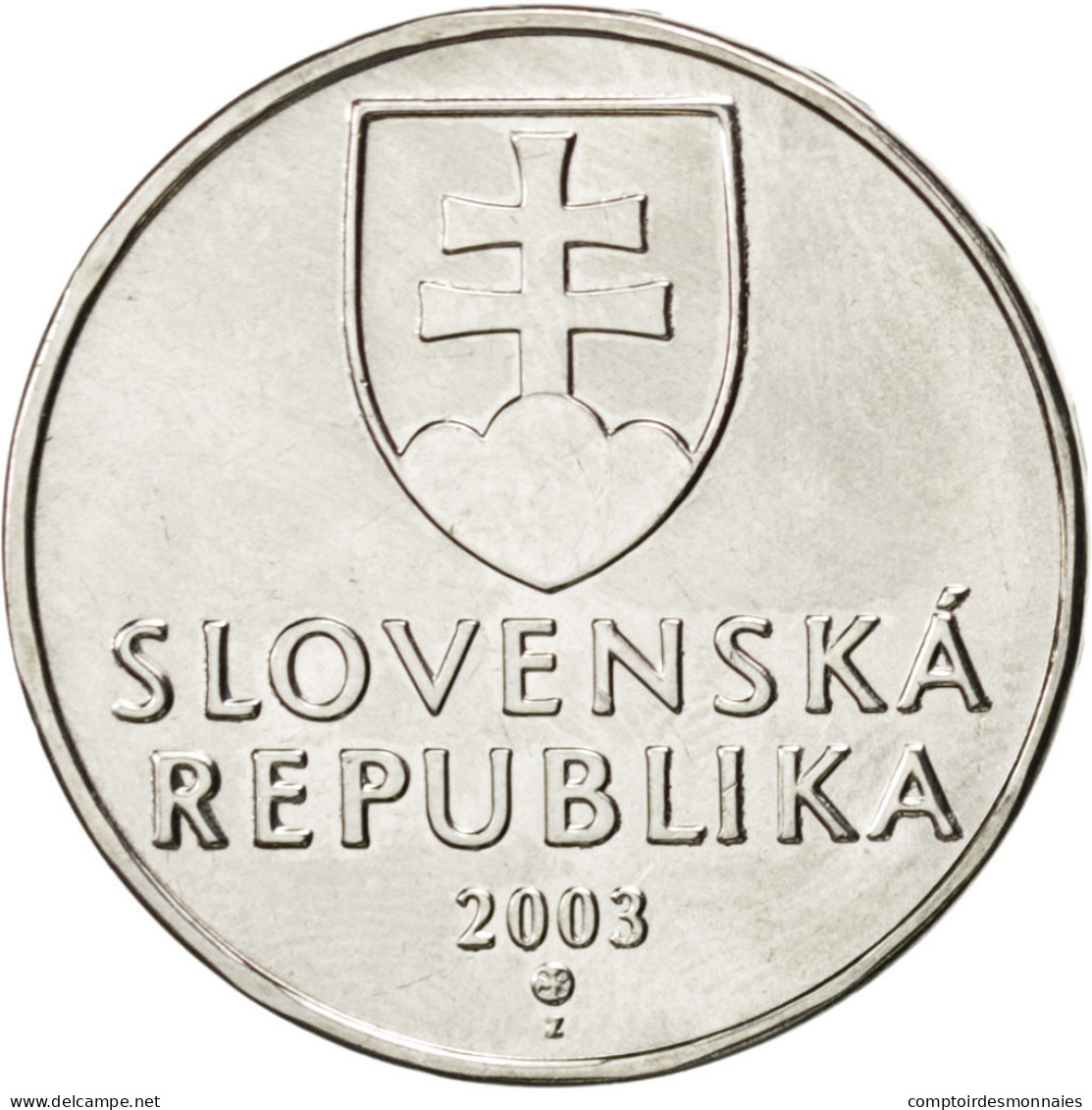 Monnaie, Slovaquie, 2 Koruna, 2003, SPL, Nickel Plated Steel, KM:13 - Slovaquie