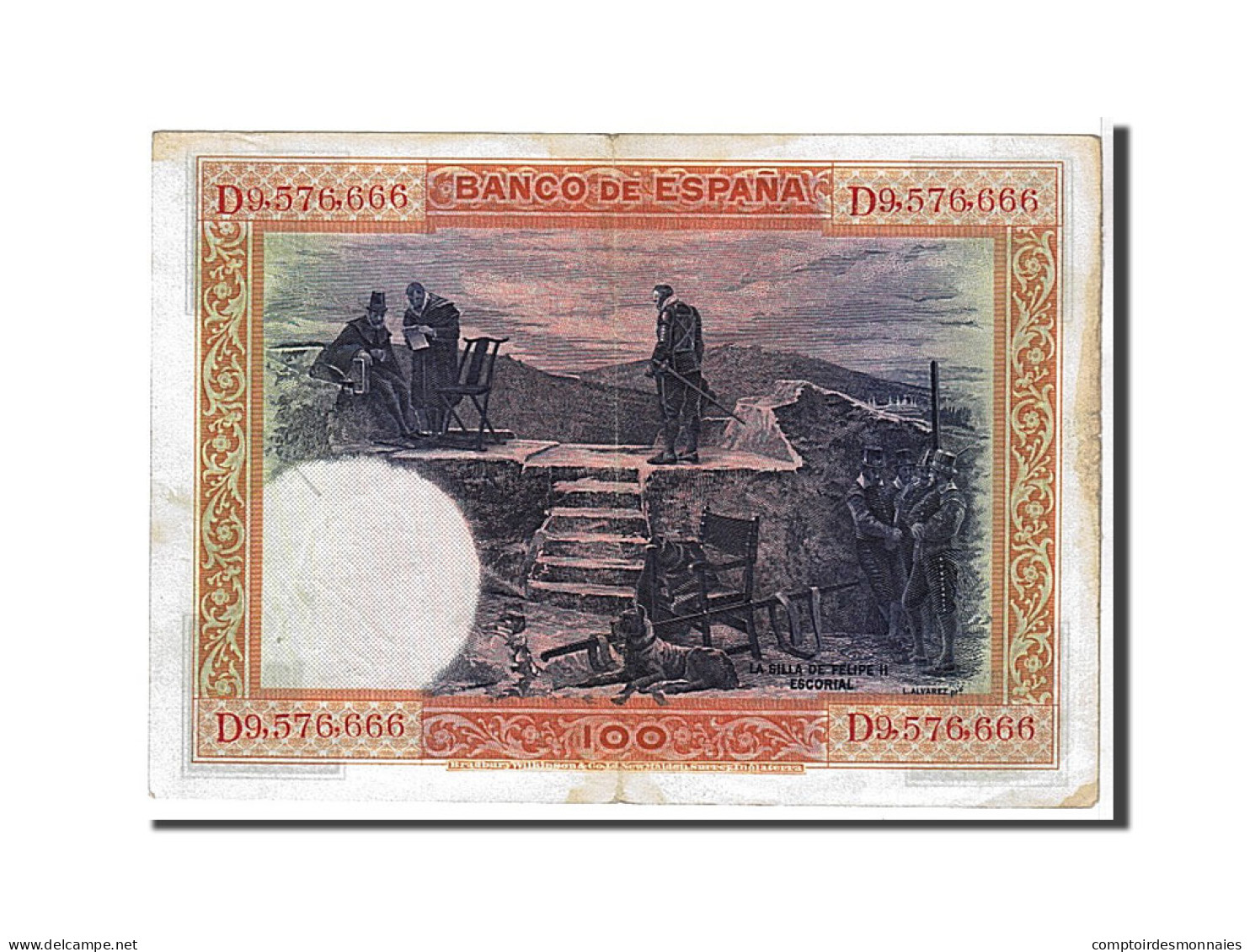 Billet, Espagne, 100 Pesetas, 1925, KM:69s, TTB - 100 Pesetas