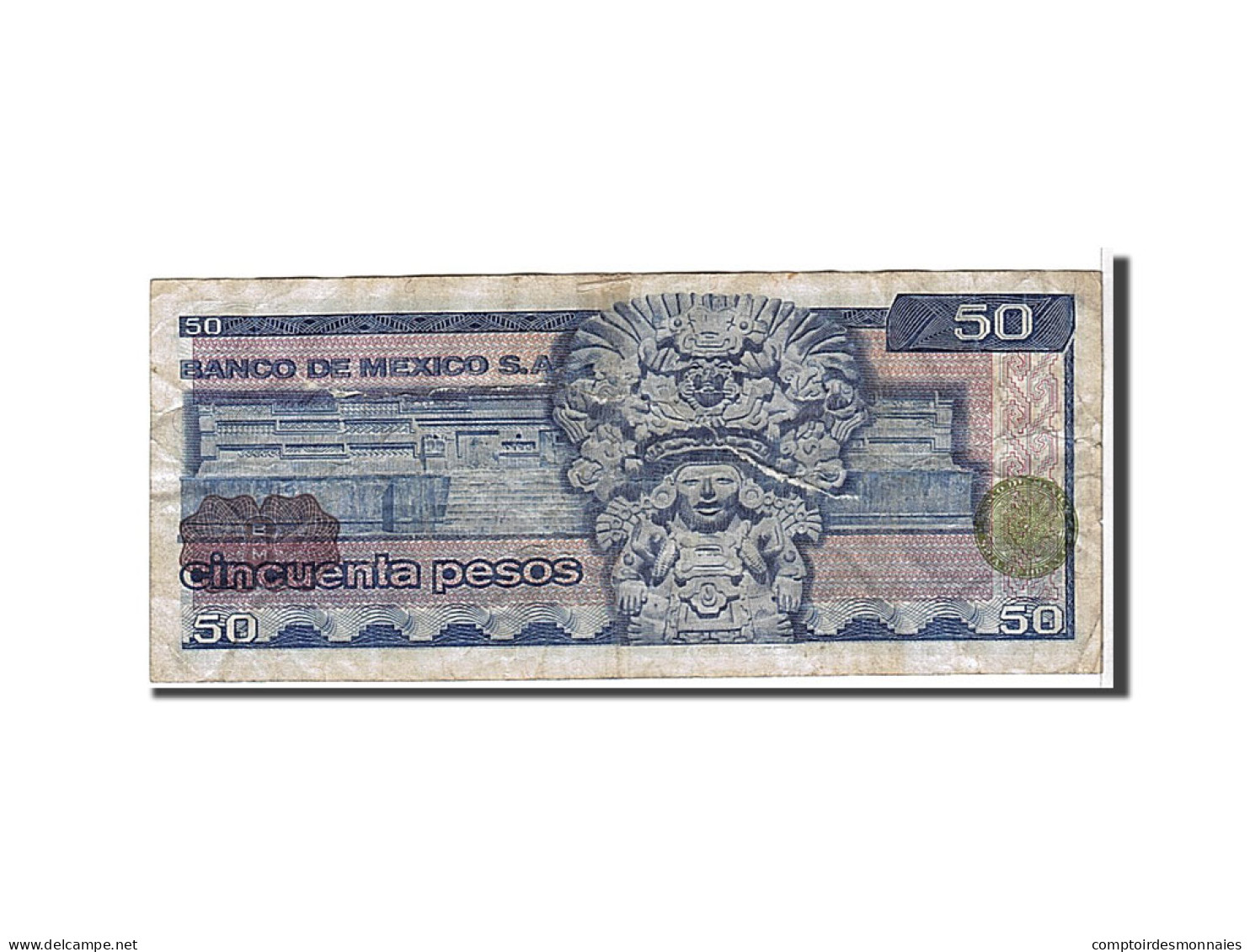 Billet, Mexique, 50 Pesos, 1978, B - Mexique