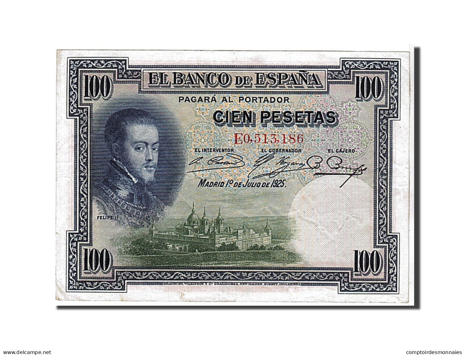 Billet, Espagne, 100 Pesetas, 1925, SUP - 100 Peseten