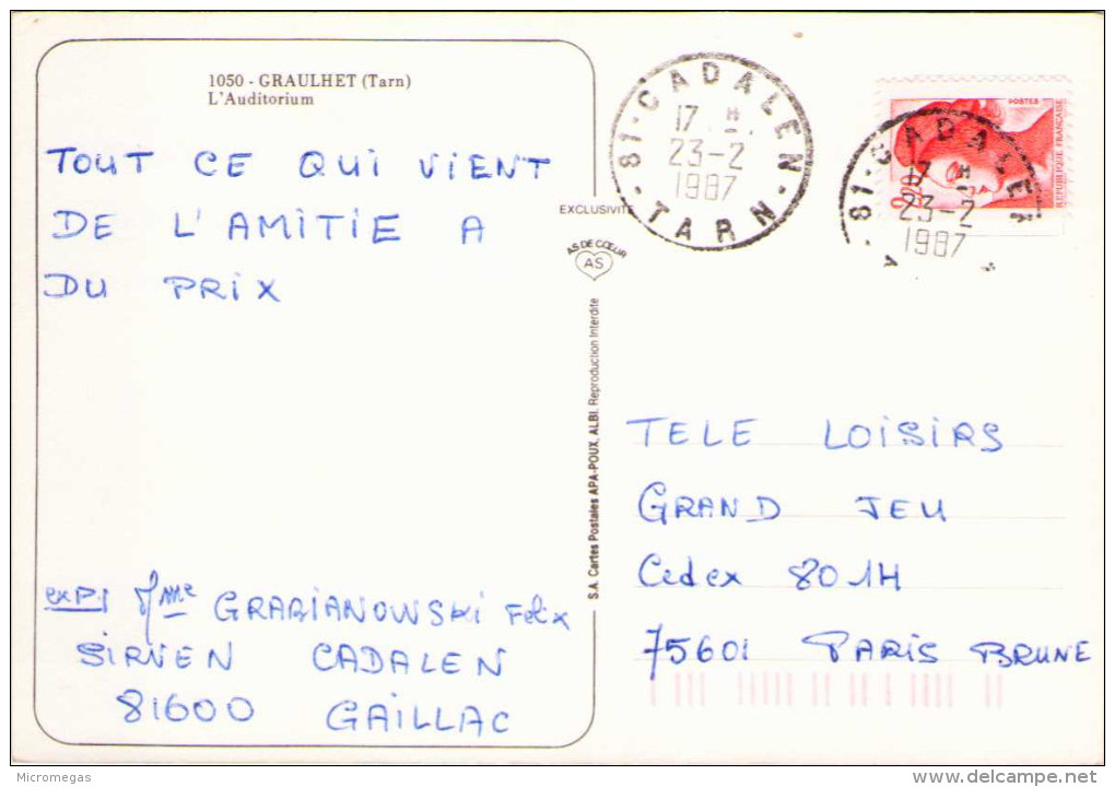 GRAULHET - L'Auditorium - Graulhet