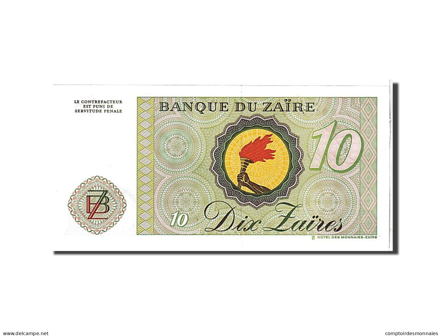 Billet, Zaïre, 10 Zaïres, 1985, KM:27A, NEUF - Zaire