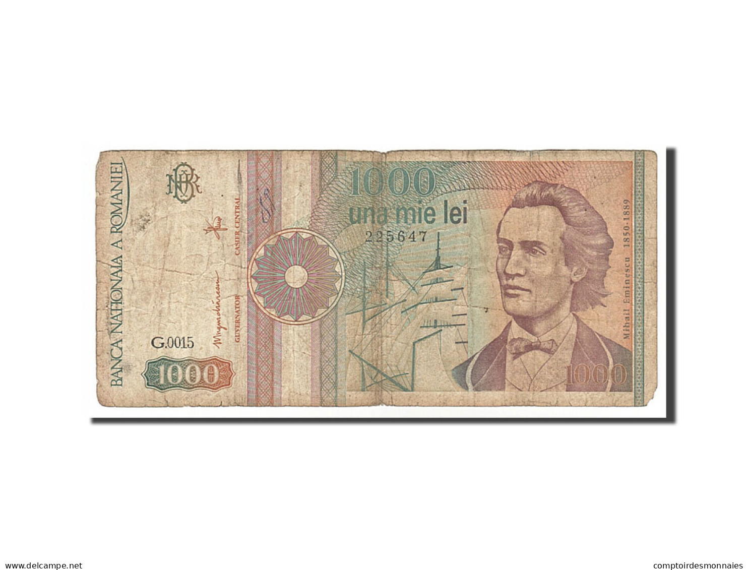 Billet, Roumanie, 1000 Lei, 1991, 1991-09-01, B+ - Romania