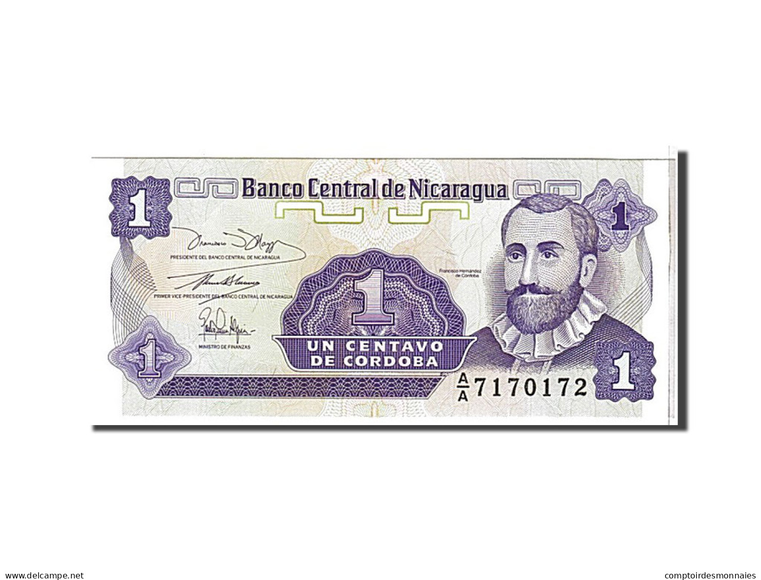 Billet, Nicaragua, 1 Centavo, 1991, NEUF - Nicaragua