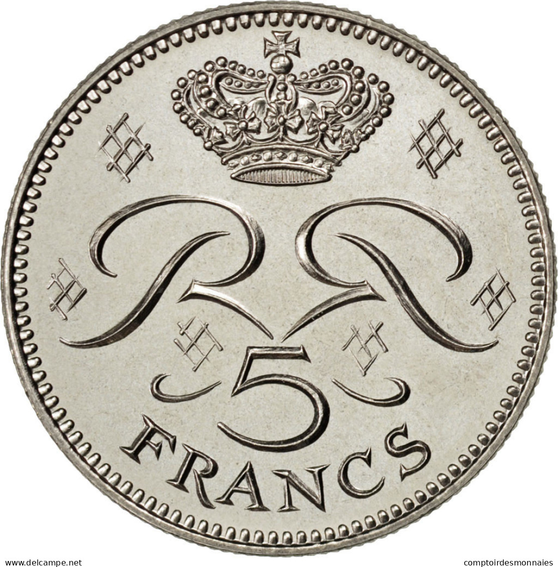 Monnaie, Monaco, 5 Francs, 1971, SUP, Cupro-nickel, KM:E58, Gadoury:153 - 1960-2001 Nouveaux Francs