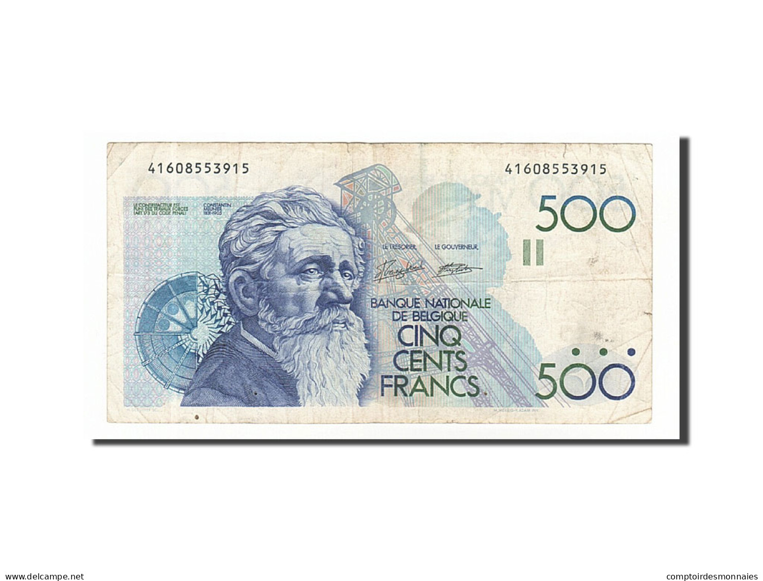 Billet, Belgique, 500 Francs, 1980, TB - 500 Francs