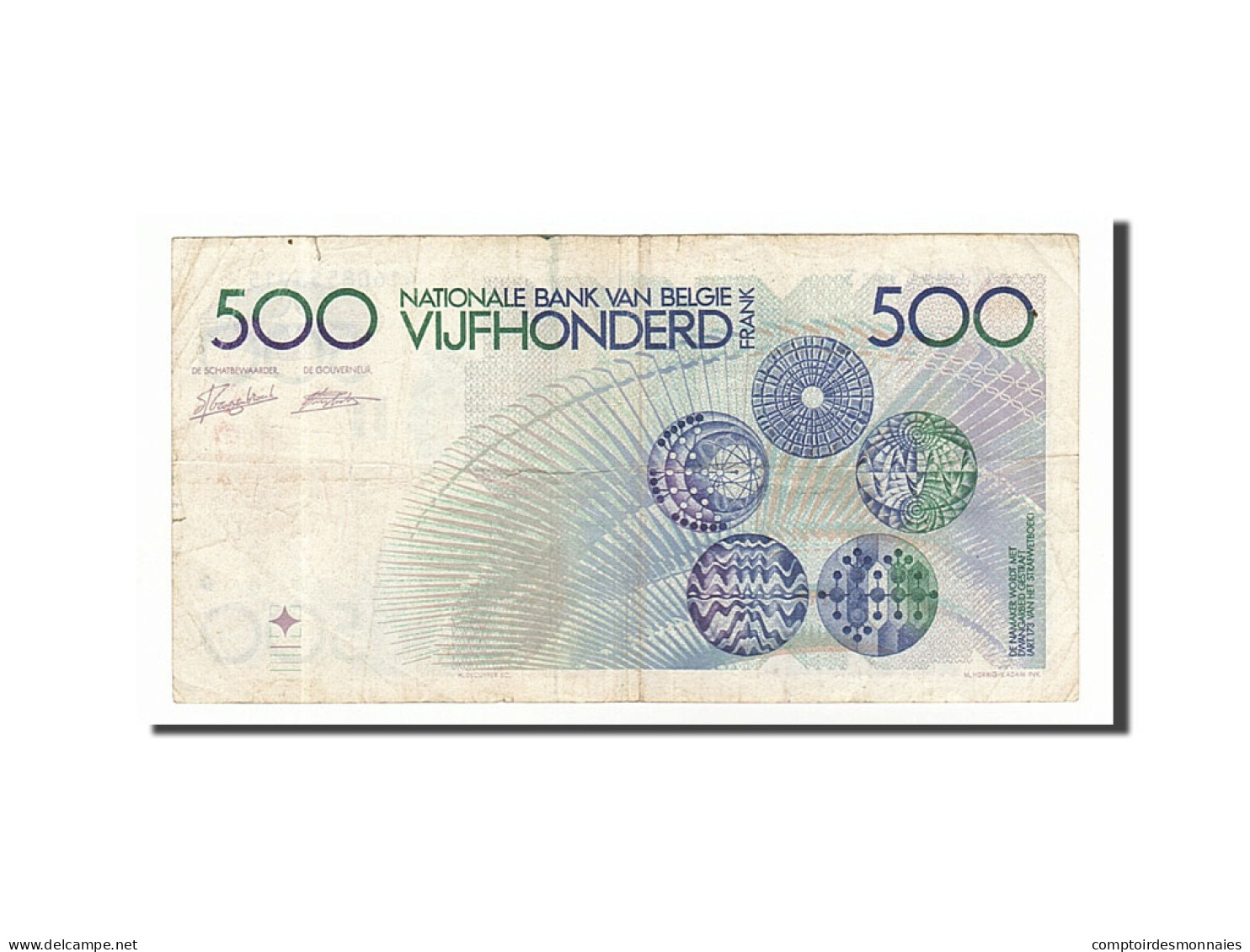 Billet, Belgique, 500 Francs, 1980, TB - 500 Francs