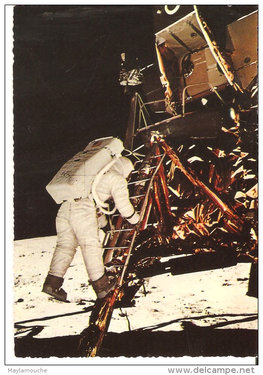 Espace Des Hommes Sur La Lune  21 Juillet 1969 - Espacio