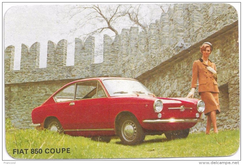 Pourquoi Une FIAT 850 Coupé ? Publicité Et Caractéristiques Techniques Vers 1965. - Voitures