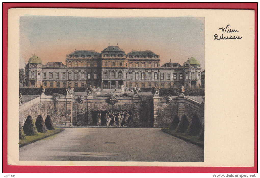 168721 / Vienna Wien III - SCHLOSS BELVEDERE , STATUE   - Austria Österreich Autriche - Belvedere