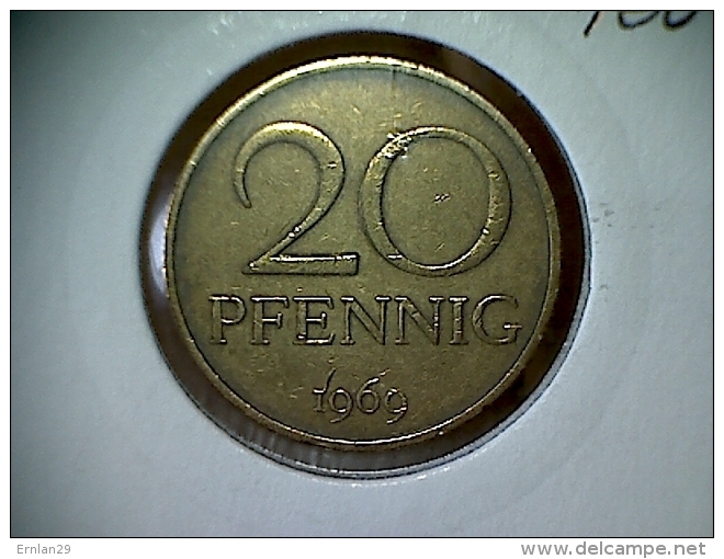 DDR 20 Pfennig 1969 - 20 Pfennig