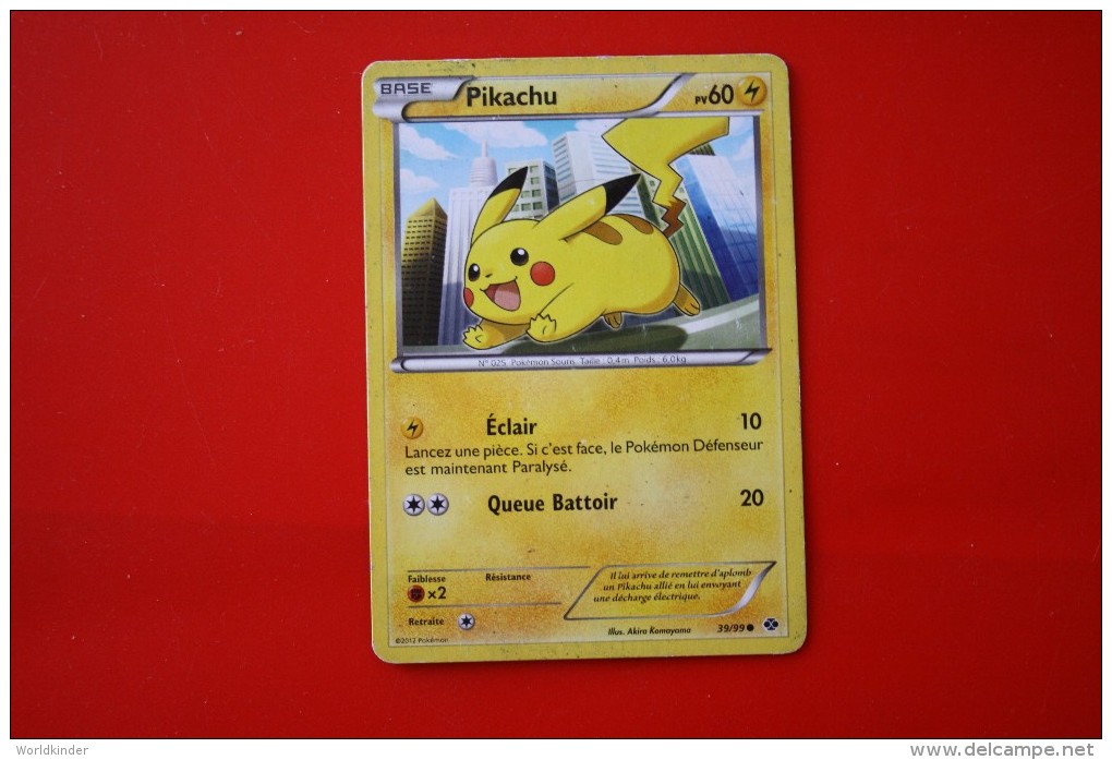 *carte Pokemon PIKACHU 60 - Other & Unclassified