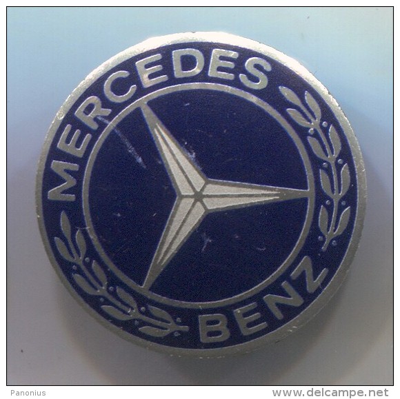 MERCEDES - Car  Automobile, Vintage Pin Badge - Mercedes