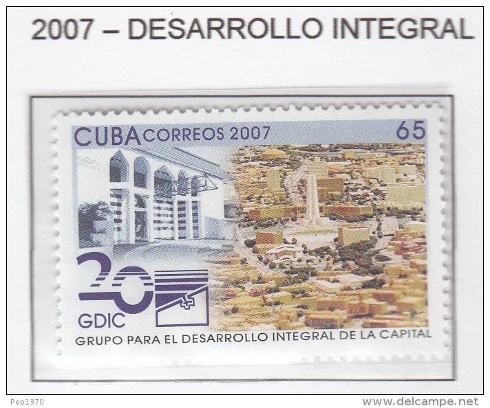 CUBA 2007 - DESARROLLO INTEGRAL -  1 SELLO - Ungebraucht