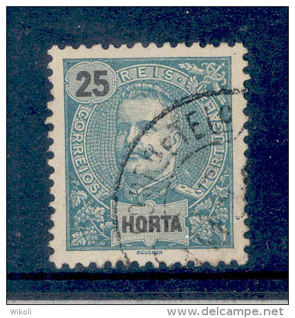 ! ! Horta - 1897 D. Carlos 25 R - Af. 18 - Used - Horta