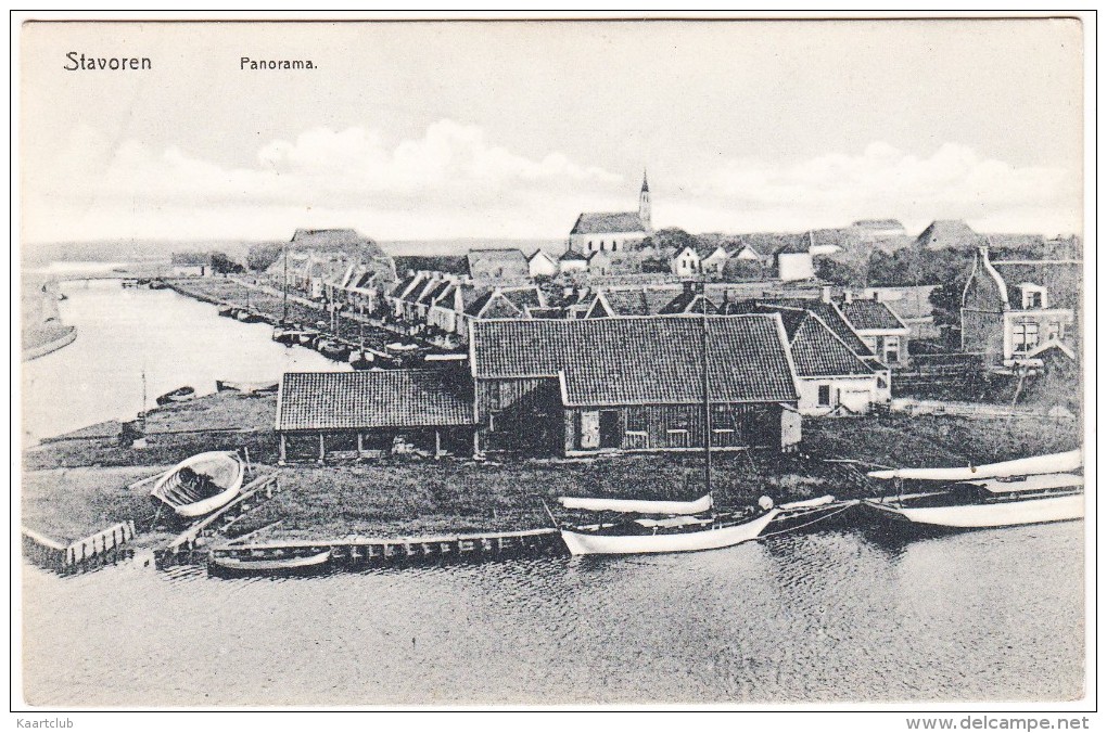 Stavoren - Panorama  (Uitg. J. Gielstra En O. V.d. Wijk) - Stavoren