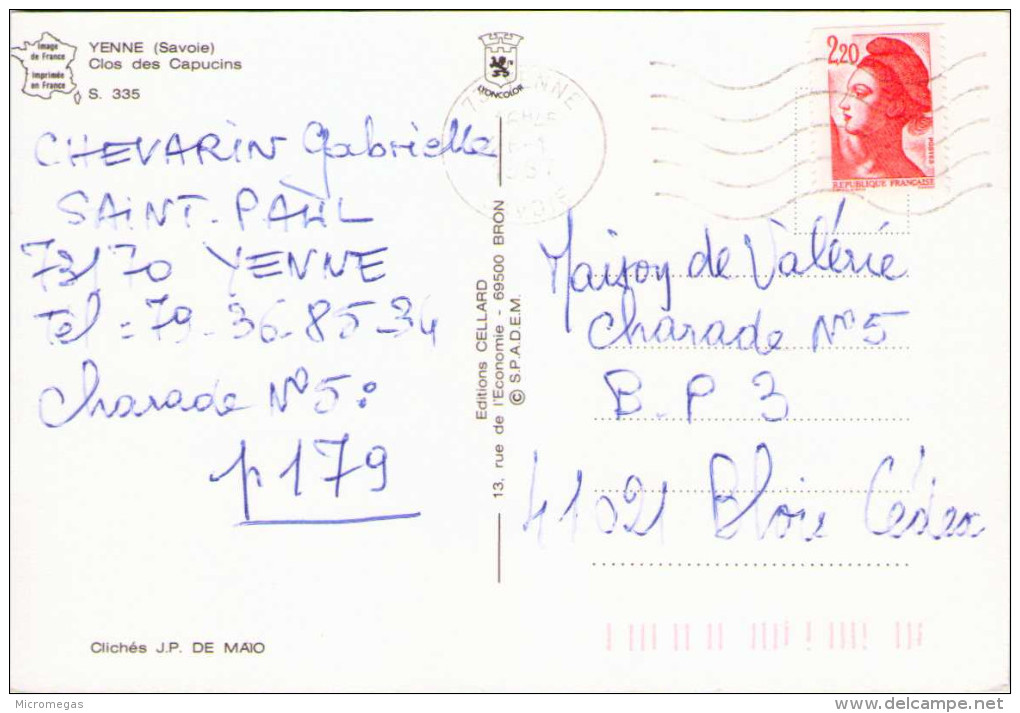 YENNE - Clos Des Capucins - Yenne
