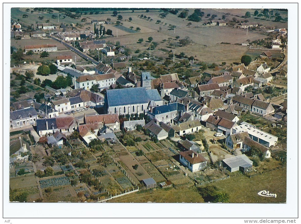 CP LE LUART, VUE GENERALE AERIENNE, SARTHE 72 - Other & Unclassified