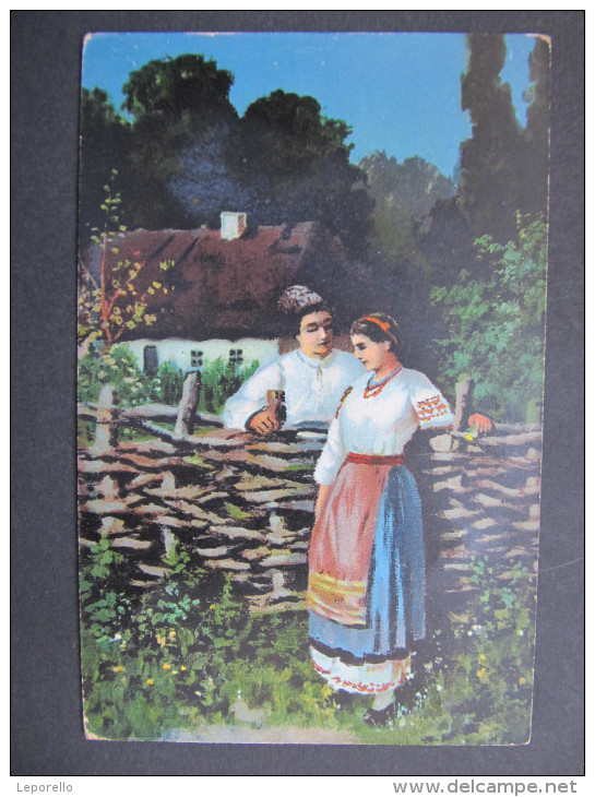 AK COSTUMI TRACHT Ukraina  Ca.1910  Ukraine  /// D*15901 - Ukraine