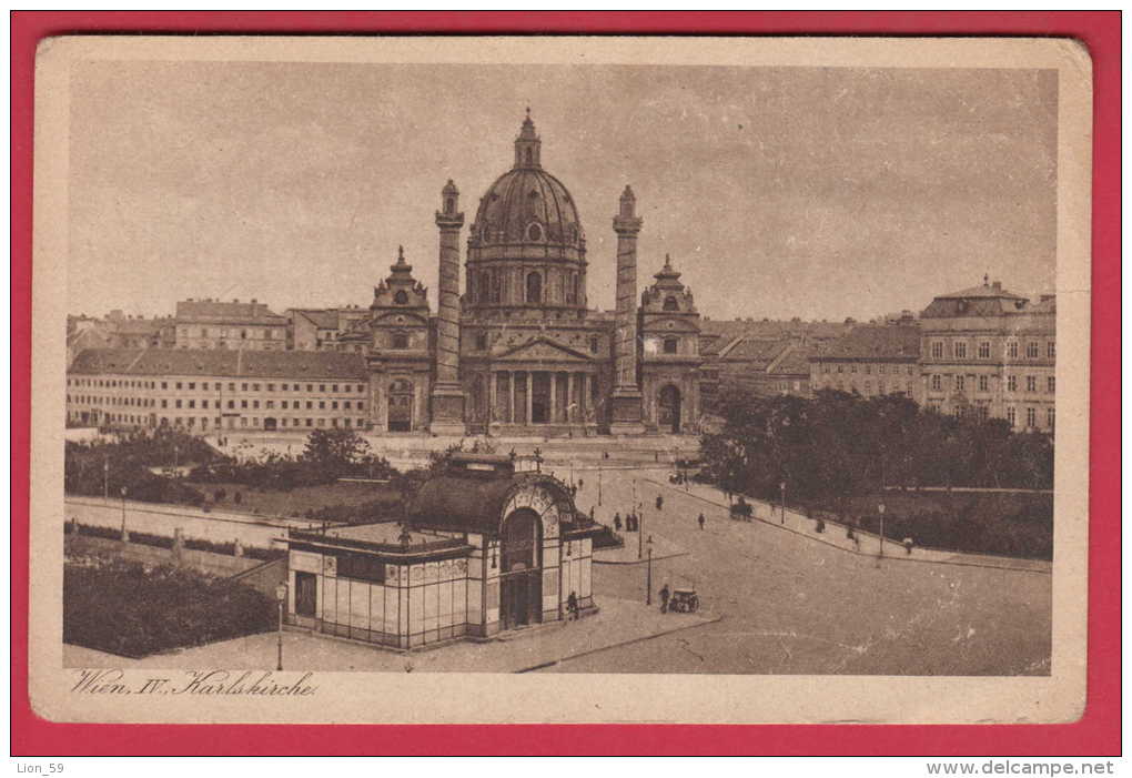 168676 / Vienna Wien IV - Karlskirche (St. Charles's Church) Is A Baroque Church  - Austria Österreich Autriche - Kirchen