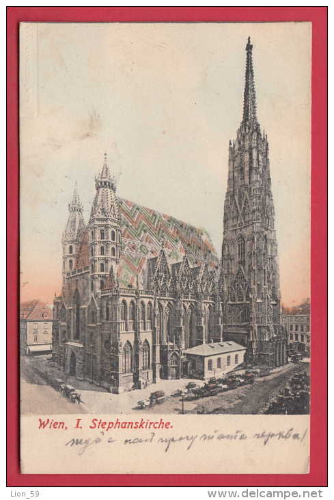 168685 / Vienna Wien I - STEPHANSKIRCHE , St. Stephen's Cathedral , HORSE CAR - Austria Österreich Autriche - Kirchen