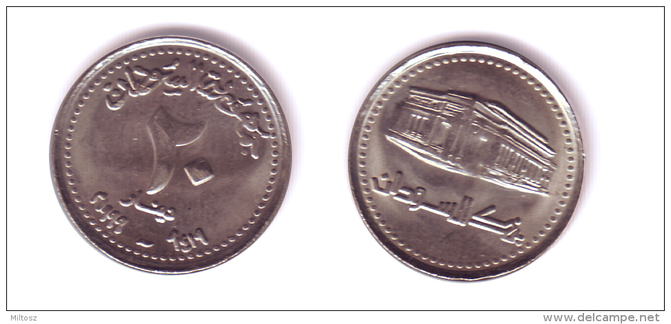 Sudan 20 Dinars 1999 (1419) - Soudan