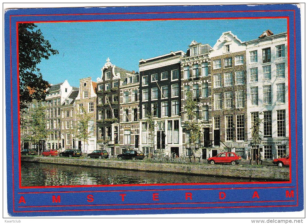 Amsterdam: CITROËN AX, VW GOLF II, RENAULT 5, VOLVO ESTATE  - Herengracht -  Holland - Turismo