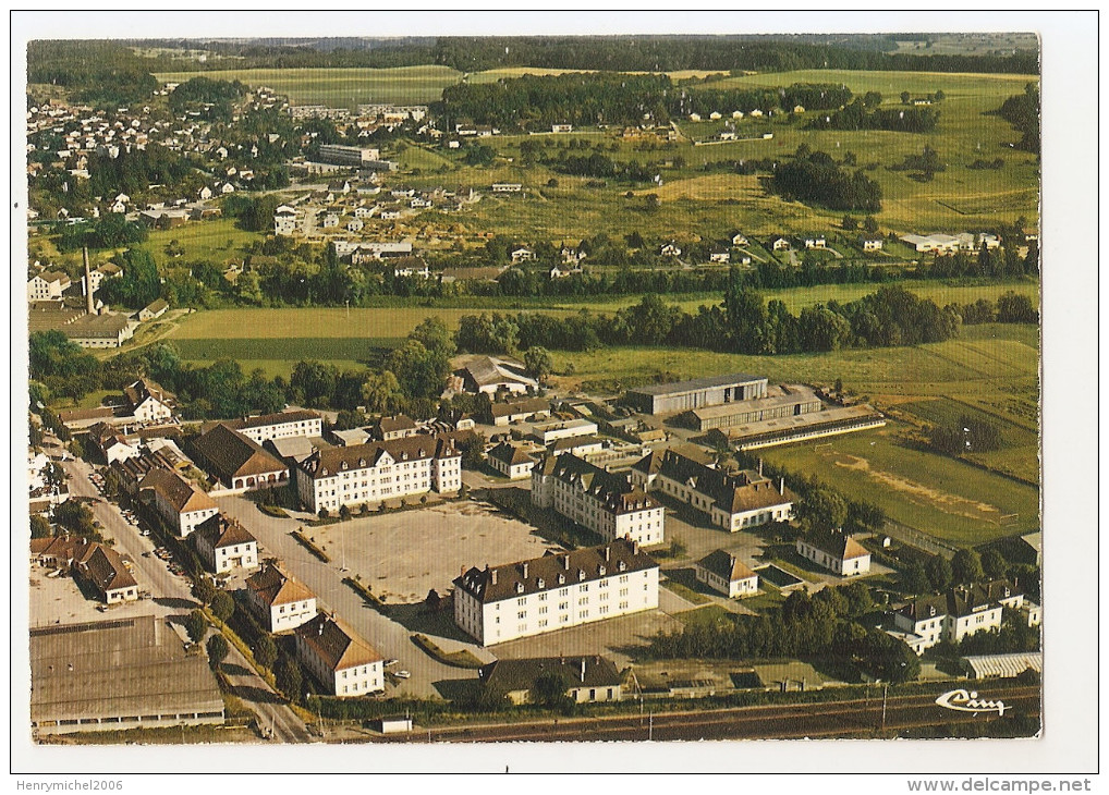 68 - Haut Rhin -altkirch - Caserne Du 8eme Hussard Vue Aérienne A Coté Gare Ed Photo Cim - Altkirch